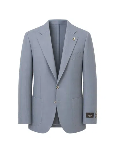 Tombolini Single-breasted Blazer In Gray