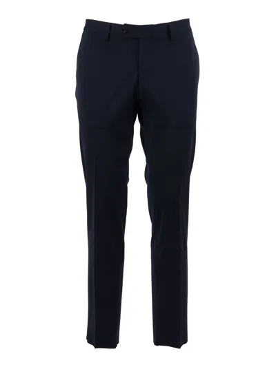 Tombolini Tmb Tailored Slim Fit Straight-leg Pants In Blue