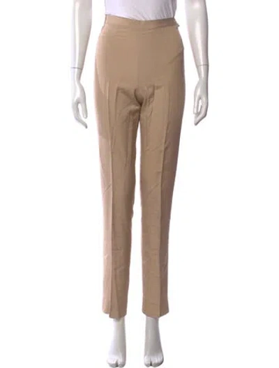 Pre-owned Tombolini Vintage Straight Leg Pants In Neutrals