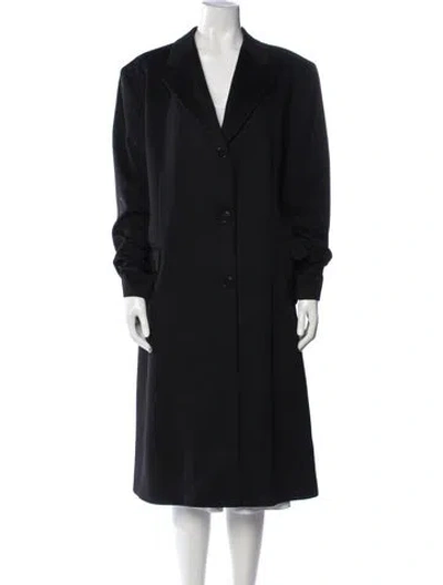 Pre-owned Tombolini Wool Coat In Black