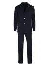 Tombolini Wool Single-breasted Suit In Blue