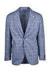 Tombolini Wool Stretch Jacket - Blue In Blue