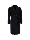 Tombolini Zero Gravity Double-breasted Coat In Black