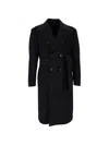 Tombolini Zero Gravity Double-breasted Coat In Black