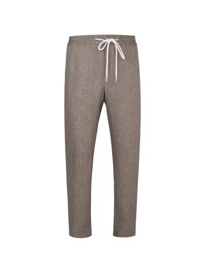 Tombolini Zero Gravity Drawstring Trousers In Brown