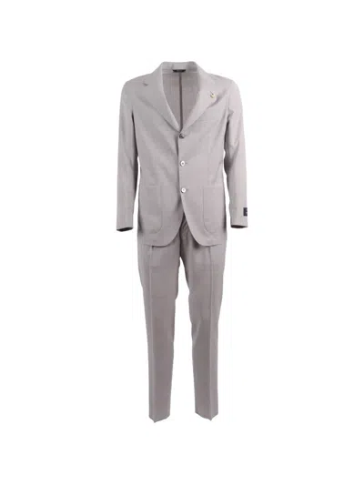 Tombolini Zero Gravity Lambswool Suit In Gray