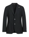 Tombolini Zero Gravity Man Blazer Black Size 46 Virgin Wool, Polyester, Elastane In Black