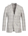Tombolini Zero Gravity Man Blazer Grey Size 42 Wool, Silk, Linen