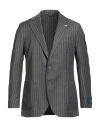 Tombolini Zero Gravity Man Blazer Grey Size 44 Virgin Wool In Gray