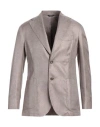 Tombolini Zero Gravity Man Blazer Light Brown Size 40 Silk In Beige
