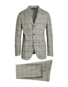 Tombolini Zero Gravity Man Suit Beige Size 42 Wool