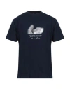 Tombolini Zero Gravity Man T-shirt Midnight Blue Size 44 Cotton