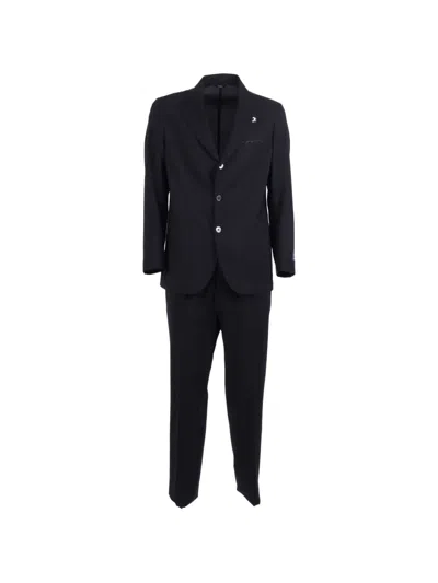 Tombolini Zero Gravity Pin-detail Suit In Black