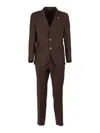 Tombolini Zero Gravity Tailored Blazer In Deep Muted Blue In Black