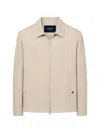 Tombolini Zip-up Collared Jacket In Neutral