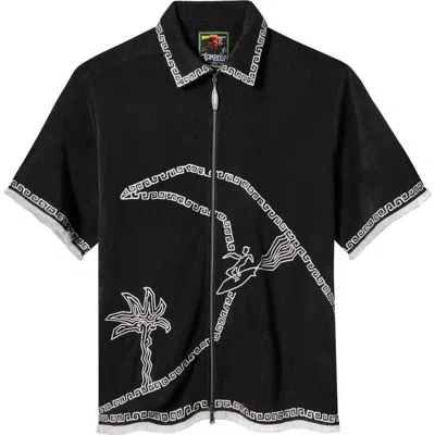Tombolo 'beach Break' Cabana ~ Relaxed Fit In Black