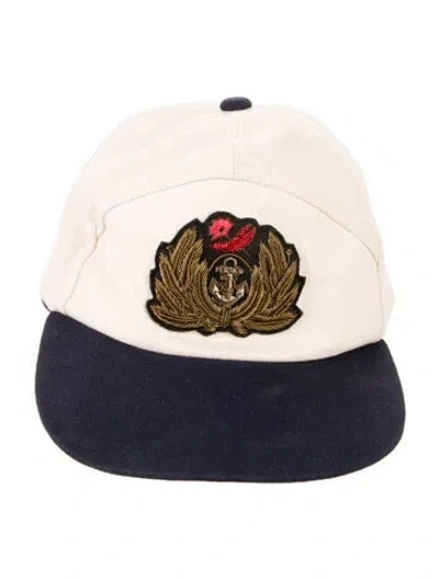 Pre-owned Tombolo Beaded Baseball Cap In Neutral