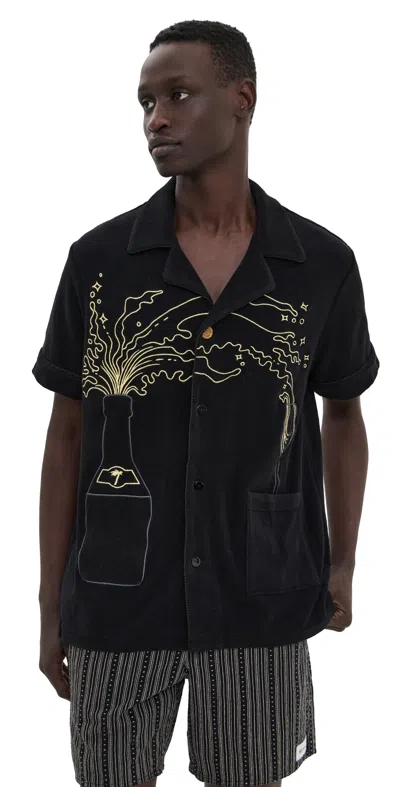 Tombolo 'big Brut' Cabana Shirt Black