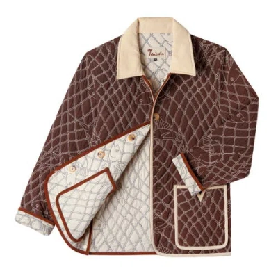 Tombolo 'catch N' Release' Quilt In Ivory/brown