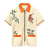 Tombolo 'crouching Tiger, Hidden Beverage' Cabana In Beige/orange