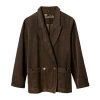 Tombolo Easy-going Jacket In Brown