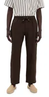 Tombolo Easy-going Pants Brown In Brown