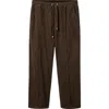 Tombolo Easy-going Pants In Brown