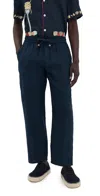 Tombolo Easy-going Pants Navy In Navy