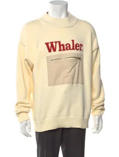 Pre-owned Tombolo Graphic Print Crew Neck Pullover In Neutral