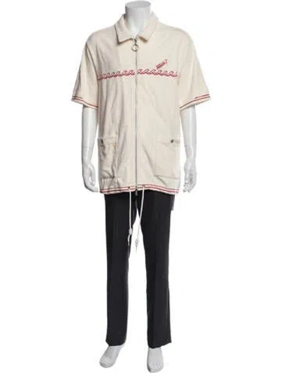 Pre-owned Tombolo Graphic Print Jacket In Neutrals