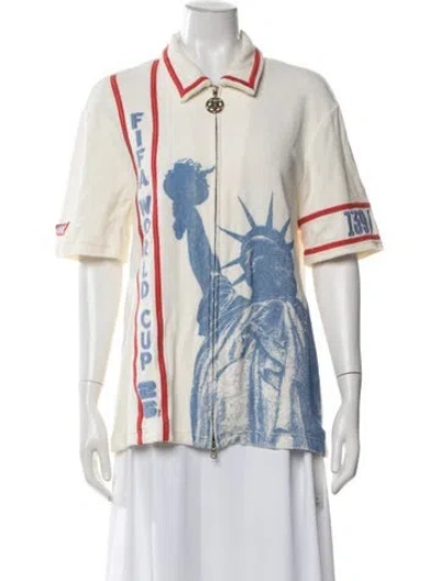 Pre-owned Tombolo Graphic Print Jacket W/ Tags In Multicolor