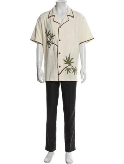 Pre-owned Tombolo Graphic Print Short Sleeve Shirt In Pink