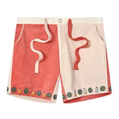Tombolo '¡gusanito!' Cabana Shorts In Orange