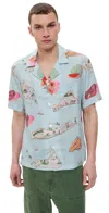 Tombolo Island Hopping Shirt Blue In Blue
