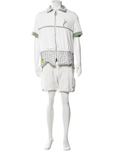 Pre-owned Tombolo Lounge Bottoms In White