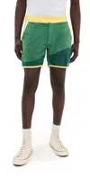Tombolo 'mulligan' Golf Cabana Shorts Green In Green