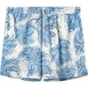 Tombolo Palm Fronds Swim Trunks In Blue