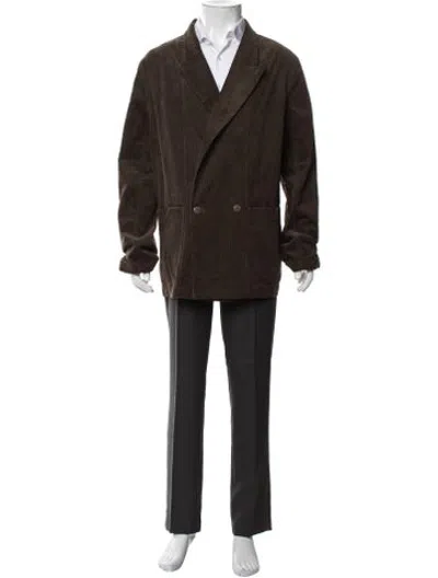 Pre-owned Tombolo Peacoat W/ Tags In Brown