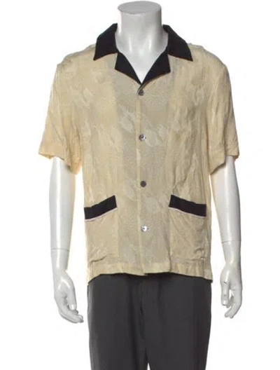 Pre-owned Tombolo Printed Short Sleeve Shirt In Neutral