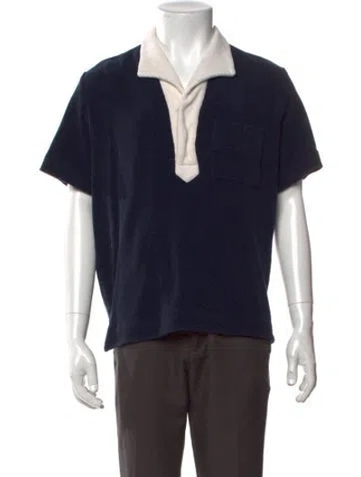 Pre-owned Tombolo Short Sleeve In Blue