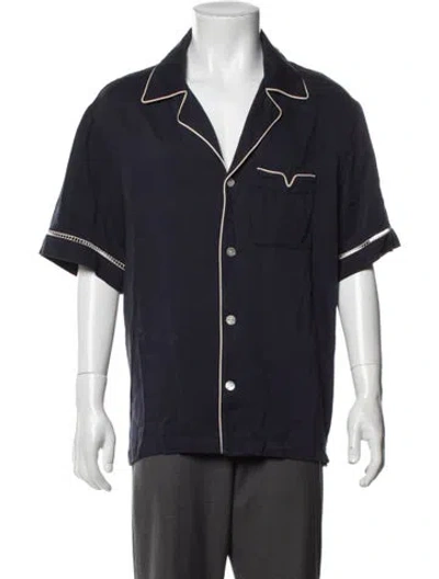 Pre-owned Tombolo Short Sleeve Shirt In Blue