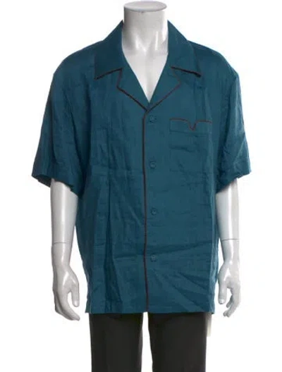Pre-owned Tombolo Short Sleeve Shirt In Green