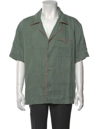 Pre-owned Tombolo Short Sleeve Shirt In Green