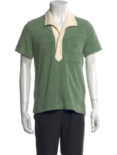Pre-owned Tombolo Short Sleeve Shirt In Green
