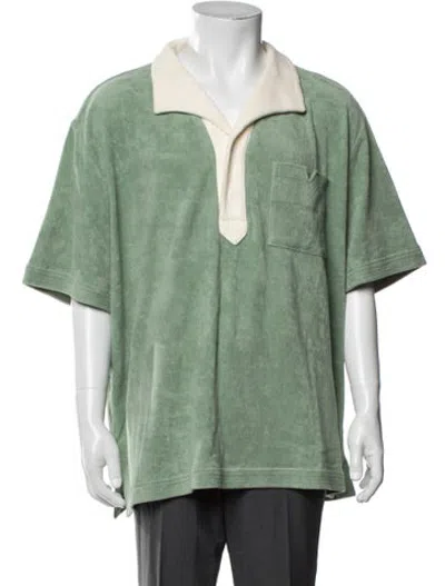 Pre-owned Tombolo Short Sleeve Shirt In Green