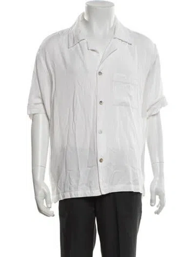 Pre-owned Tombolo Short Sleeve Shirt In White