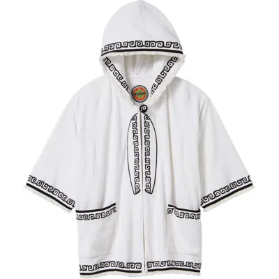 Tombolo 'surf's Up' Beach Towel Top In White