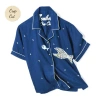 Tombolo 'teamwork' Cabana ~ Crop Cut In Blue