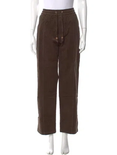 Pre-owned Tombolo Wide Leg Pants In Brown