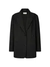 Tomboy Back Slit Jacket In Black